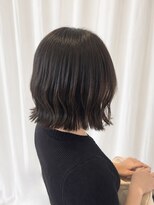 ココカラヘアー ニコ(cococara hair nico) くびれボブ/切りっぱなしボブ/チョコレートブラウン