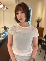 スー 代官山(suu) 小顔見え顔まわりレイヤーボブ顔まわりレイヤー大人くびれボブ
