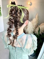 hair salon TaBi【9月中旬 NEW OPEN (予定)】&nbsp;編みおろしポニー