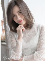リリーオブザベイス(Lily of the Vase) 大人可愛い☆ミディアムボブ