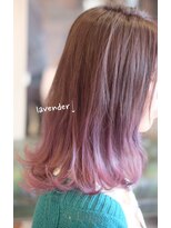 ユナイテッドビューティー 金沢(UNITED BEAUTY)&nbsp;ラベンダー、ピンクmixのグラデーション