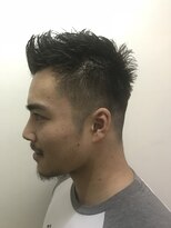 パティオンツー(PATIONN2)&nbsp;☆メンズアップバング刈り上げグラデーション欧米ヘアスタイル☆