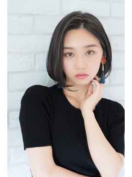 ヘアサロン ガリカ 表参道(hair salon Gallica) グレージュワンレンボブ