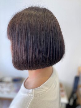 ヘアーアンドキッズスペース ミミ(hair&kidsspace mimi)の写真/『家でのスタイリングは簡単が◎』という方におすすめ！美容室に行った日だけでなく毎日のセットがラクに★