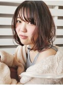 【ルチュラ松島】抜け感&小顔♪ほどよい甘さのおフェロボブ