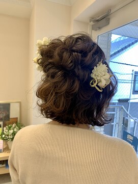 レ セゾン(Les Saisons) 《前撮りに♪》ゆるふわボブアレンジ【大宮】