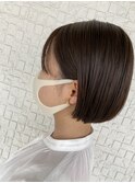 艶髪まとまるミニボブスタイル♪