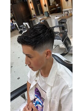 バーバーブロス 吉祥寺店(BARBER BROS) 【LUDLOW BROS.】KurashigeMiyabi  サイドパート アップバング