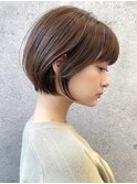 前髪あり大人ショート20代30代40代【AIN.表参道】川原大地