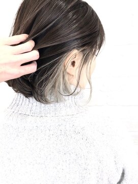 アヴァンス セブンパーク天美 松原店(AVANCE.) 【AVANCE】インナーカラー☆ホワイトシルバー☆グレージュ