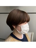 大人可愛い20代30代小顔丸みショートボブこなれヘア