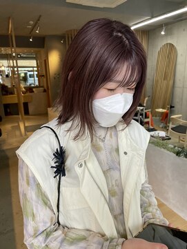 ミー(mii) 【mii】ブリーチ/パープルグレージュカラー