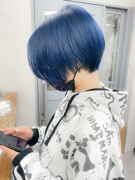 ヴェルダ 池袋店(verda) ショート×ブルー　mizuno