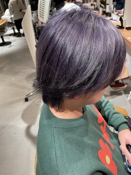 ギネス(Giness) 色落ちシルバーパープル