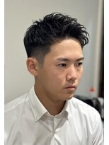 ドルクス 日本橋(Dorcus)&nbsp;アイロンパーマ　ビジネスショート　床屋さん