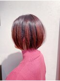 グラデーションオレンジピンク