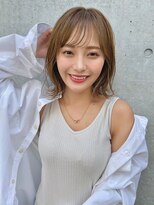 サンド 鹿児島中央(sand)&nbsp;黒髪/グレーベージュ/レイヤーロング/前髪パーマ[鹿児島駅]