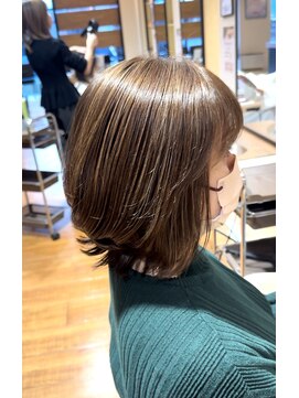 ギャラリー(GALLERY) ウルフ/マチルダボブ/ピンクベージュ/インナーグレージュ/