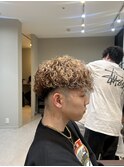 スペインカール 波巻きパーマ メンズパーマ