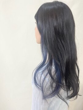 ビューティーサロン カワチ 中庄駅前店(Beauty Salon KAWACHI) イヤリングにブルーラベンダー