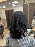 硬毛さんに細かめ高めのコテ巻き風パーマをかけてみた！【貴也】