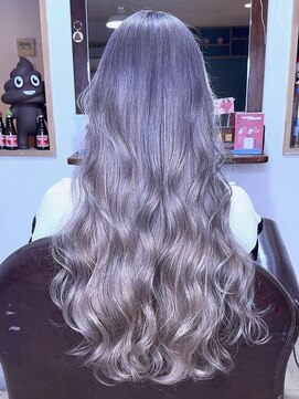 ブレイズヘアー(BLAZEhair) 【高校卒業カラー】ホワイトグレージュ×ブリーチ２回