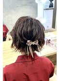#ボブヘアアレンジ