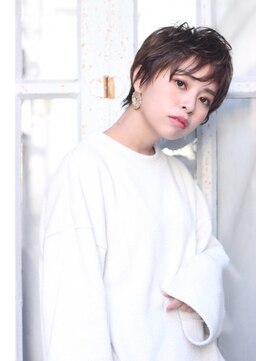 レブ 神戸三宮(LEB) マニッシュショート×アッシュブラウン【LEB神戸三宮】