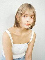 ジプソ 池袋西口(Gypso)&nbsp;抜けボブ７/池袋美容室/髪質改善カラー/白髪ぼかし/縮毛矯正