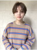 ハンサムショート　マッシュショート　耳掛けショート　表参道