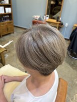 スアバイキキ(SuA by kiki.)&nbsp;アプリコットオレンジ/ハイライトカラー/奥ゆきショート[千葉]