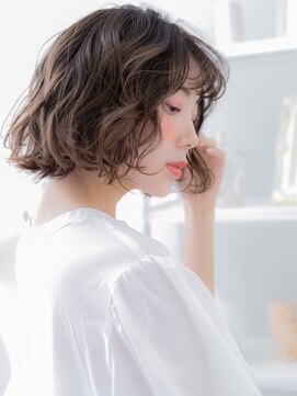 モッズヘア 越谷(mod's hair) 抜け感アースカラーゆるふわボブパーマA0越谷20代30代40代#14