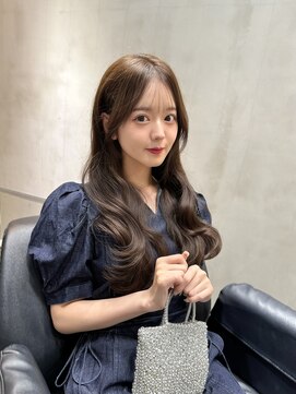 セラン 表参道(Celan) チョコレートブラウン 前髪縮毛矯正 髪質改善 表参道