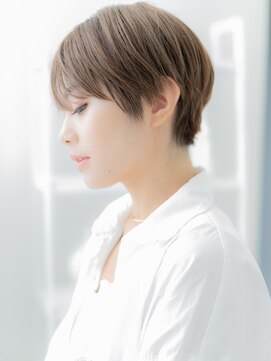モッズヘア 越谷(mod's hair) 斜めバングこなれ感シンプルショートA1越谷20代30代40代#13!