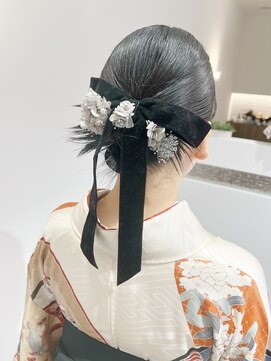 クオーレ ヘアーアンドエステティックサロン(CUORE HAIR ESTHETIC SALON) 卒業式 袴着付け・ヘアセット/成人式前撮り/文京区/茗荷谷美容院