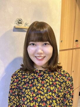 ブルーメ(Blume...) ロブ/ミディアムスタイル/ブラウンベージュ