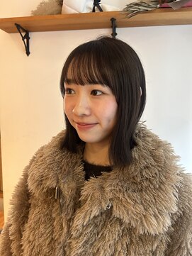 ガーランド (Garland) ☆切りっぱなしヘア/暖色カラー/ワイドバング/原宿神宮前