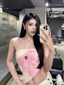 ザシェノンウメダ(THA CHAINON UMEDA) 心斎橋/着物ヘア/大人ガーリー/ダークアッシュ/似合わせカット