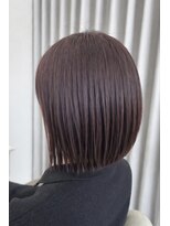 サイクル(CYCLE)&nbsp;着物ヘア/大人ガーリー/ダークアッシュ/似合わせカット/伊勢崎