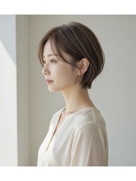 ゲイン(Gain) ショートカット・レイヤーカット×白髪ぼかし