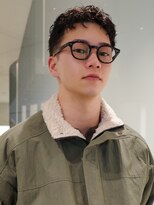 ラパンセヴェールメンズ 栄(LA PENSEE VERT MEN'S) 【Mitsui】ルーズショートパーマ