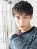 トニーアンドガイメン ホテル京阪仙台店(TONI&GUY MEN) 20代30代ダークアッシュダウンパーマ短髪ベリーショートk仙台