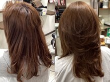 ヘアーアンドエステ ジャップス(JAPS)の雰囲気（アイロンを使わずに自然な矯正で柔らかうっとりな仕上がりに♪）