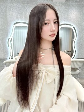 グローアイヴィ 大宮(GLROW IVY) ▼髪質改善 縮毛矯正 ストレートヘア グレージュカラー