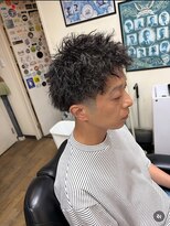床屋のよこがわ&nbsp;ツイストパーマ