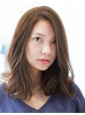 簡単スタイリング/ミディアム/ロブ/大人かわいい/伸ばしかけ