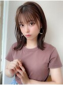 20代30代40代大人可愛い 外ハネボブ ベージュ ラベンダーカラー