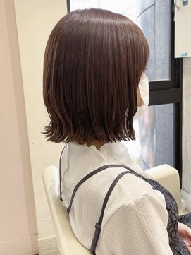 ユーフォリア 新宿店(Euphoria) くびれボブ ブラウンカラー