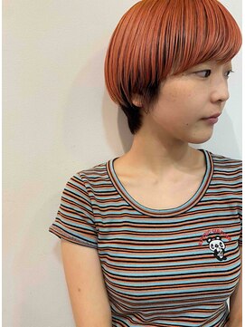 バローチェ(Barouche) 【Barouche/中島綾子】　コーラルオレンジ　ショート　堀江