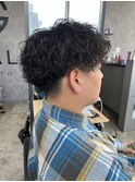 波パーマ 波巻きスパイラル 波パーマ